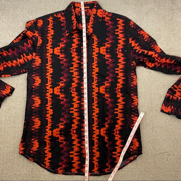 Calvin Klein Jeans Western Button Up Shirt Large - Picture 8 of 9